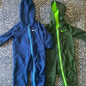 2 Nike Onesies (6 months)